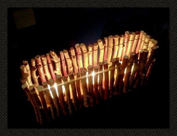 Twig Candle Holder