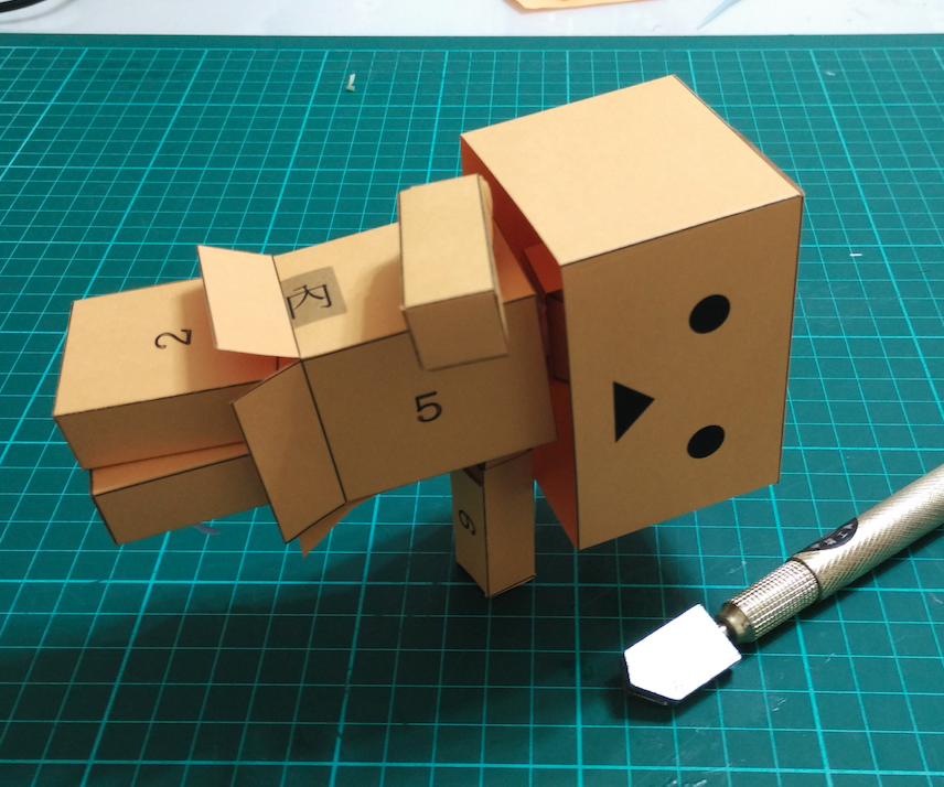 Cardboard Robot Base on Danboard