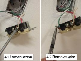 Detach the Wires From the Old Outlet