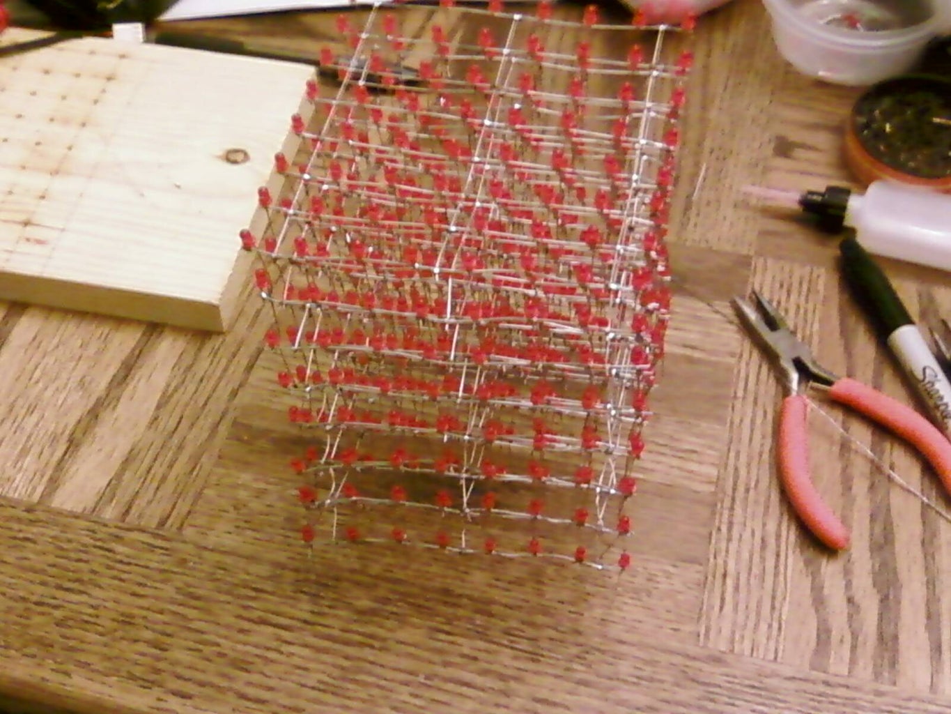 How to Build an 8x8x8 LED Cube and Control It With an Arduino : 7 Steps ...