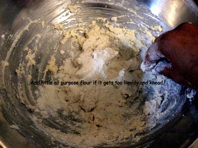 Make the No Yeast Pizza Dough