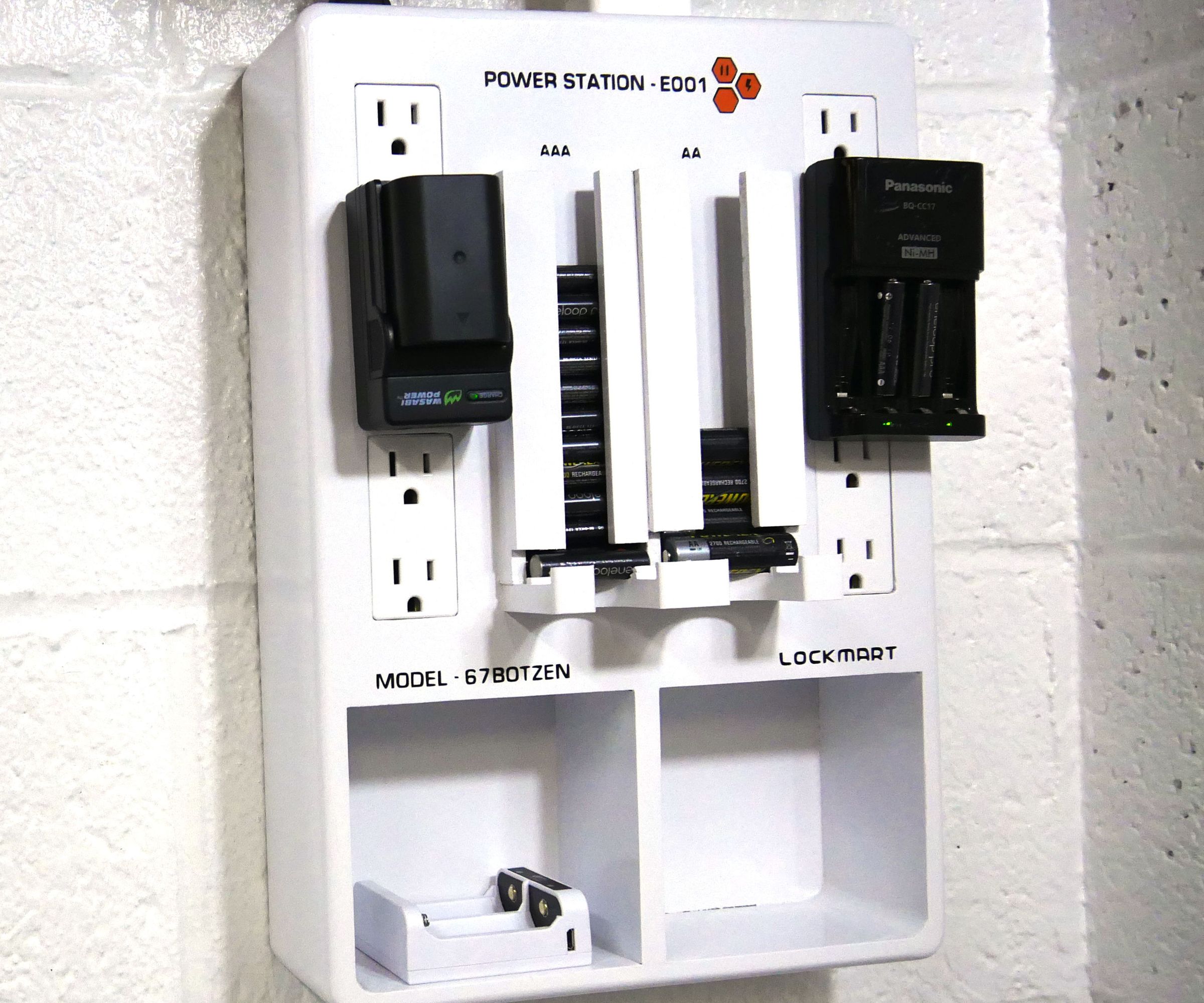 Battery Charging Station and Holder