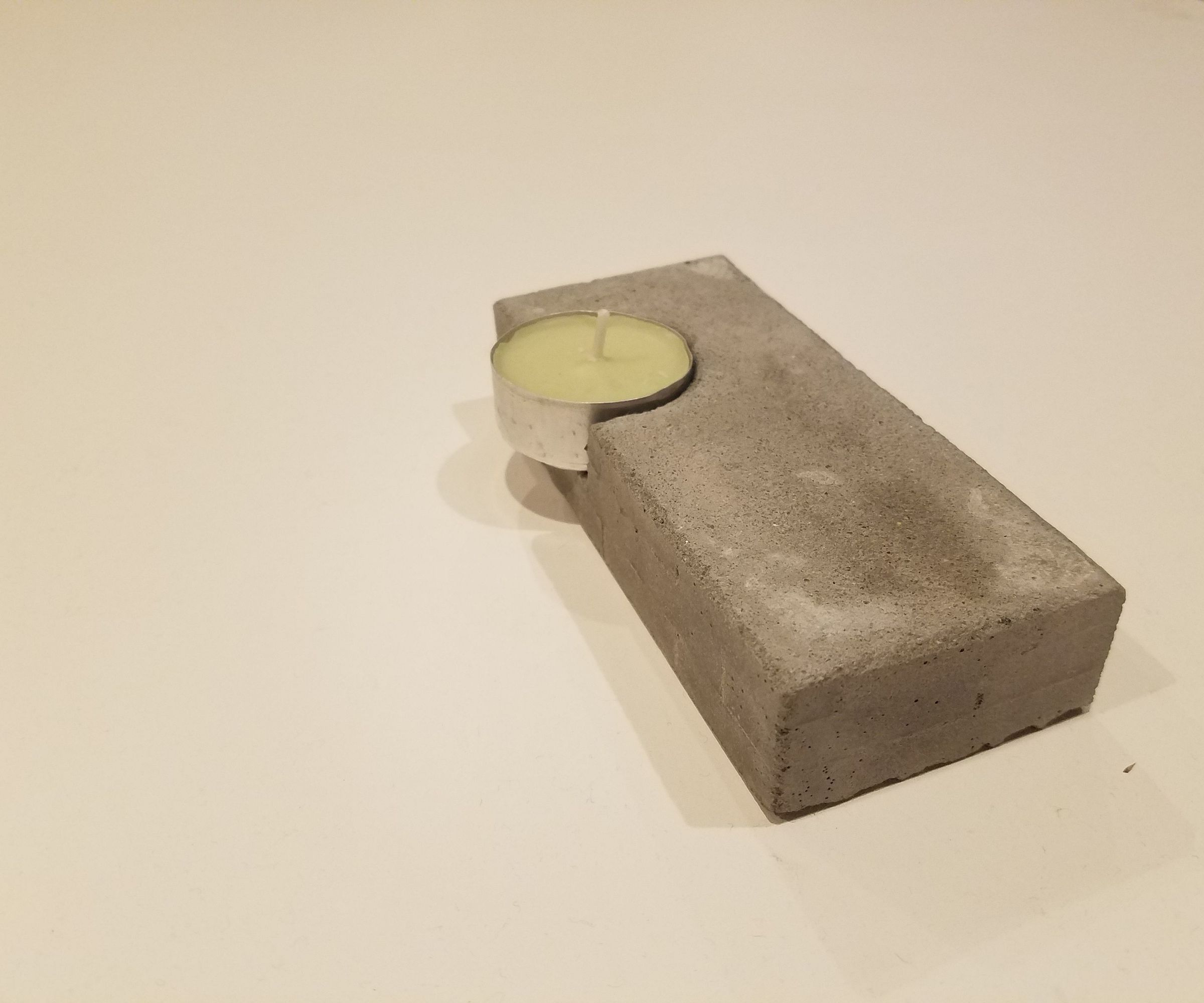 Aesthetic Cement Candle Holder