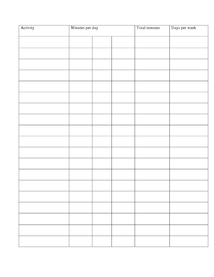 How Would You Like to Spend Your Time?