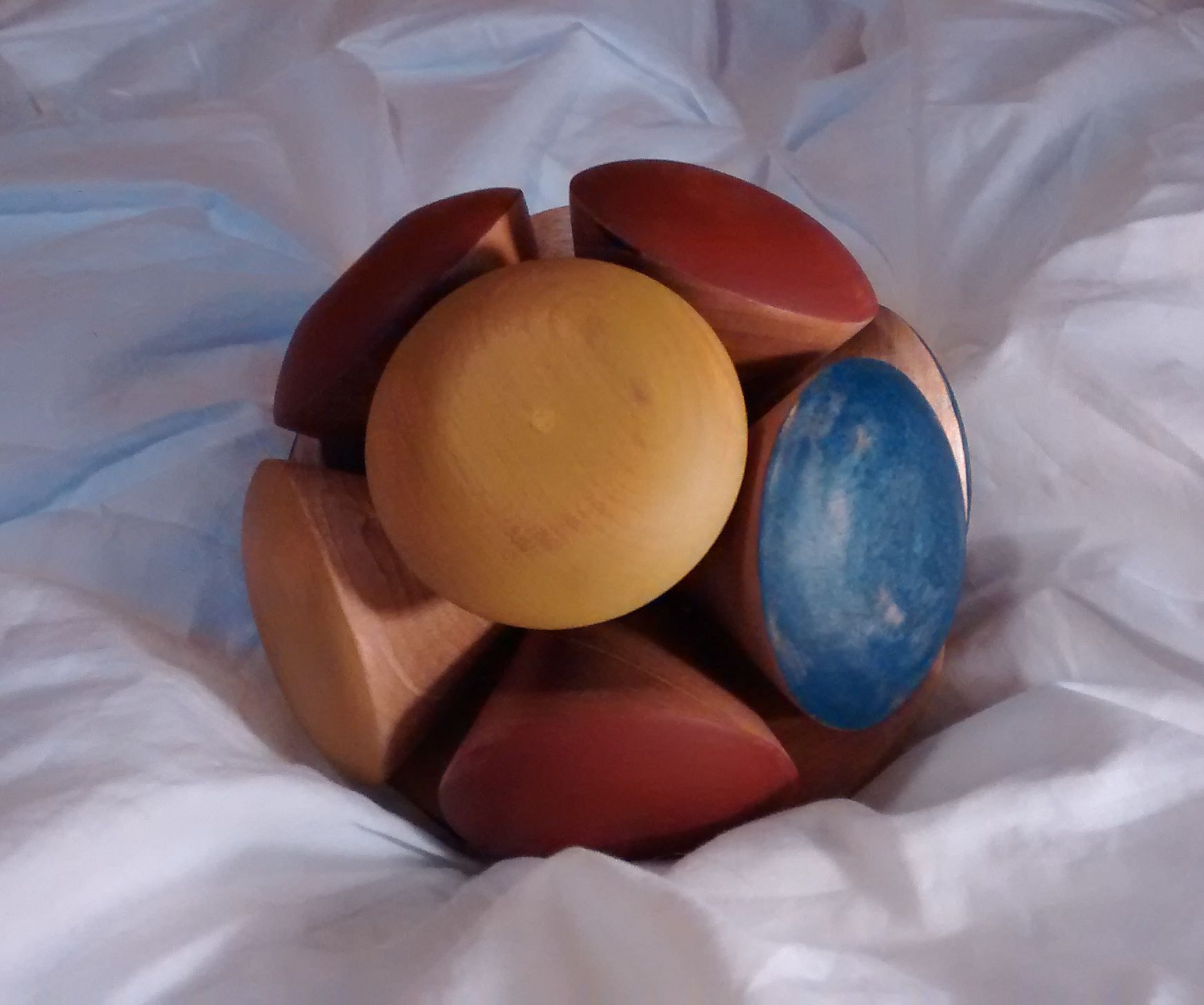 Handmade Wooden 'smashy' Ball