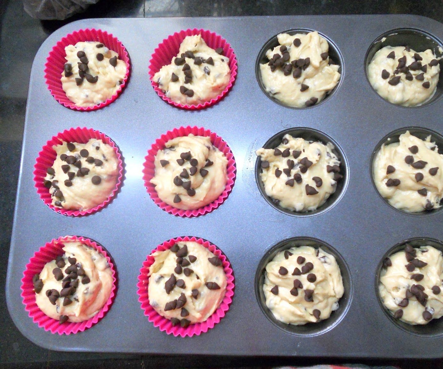Banana Cupcakes With Chocolate Chips
