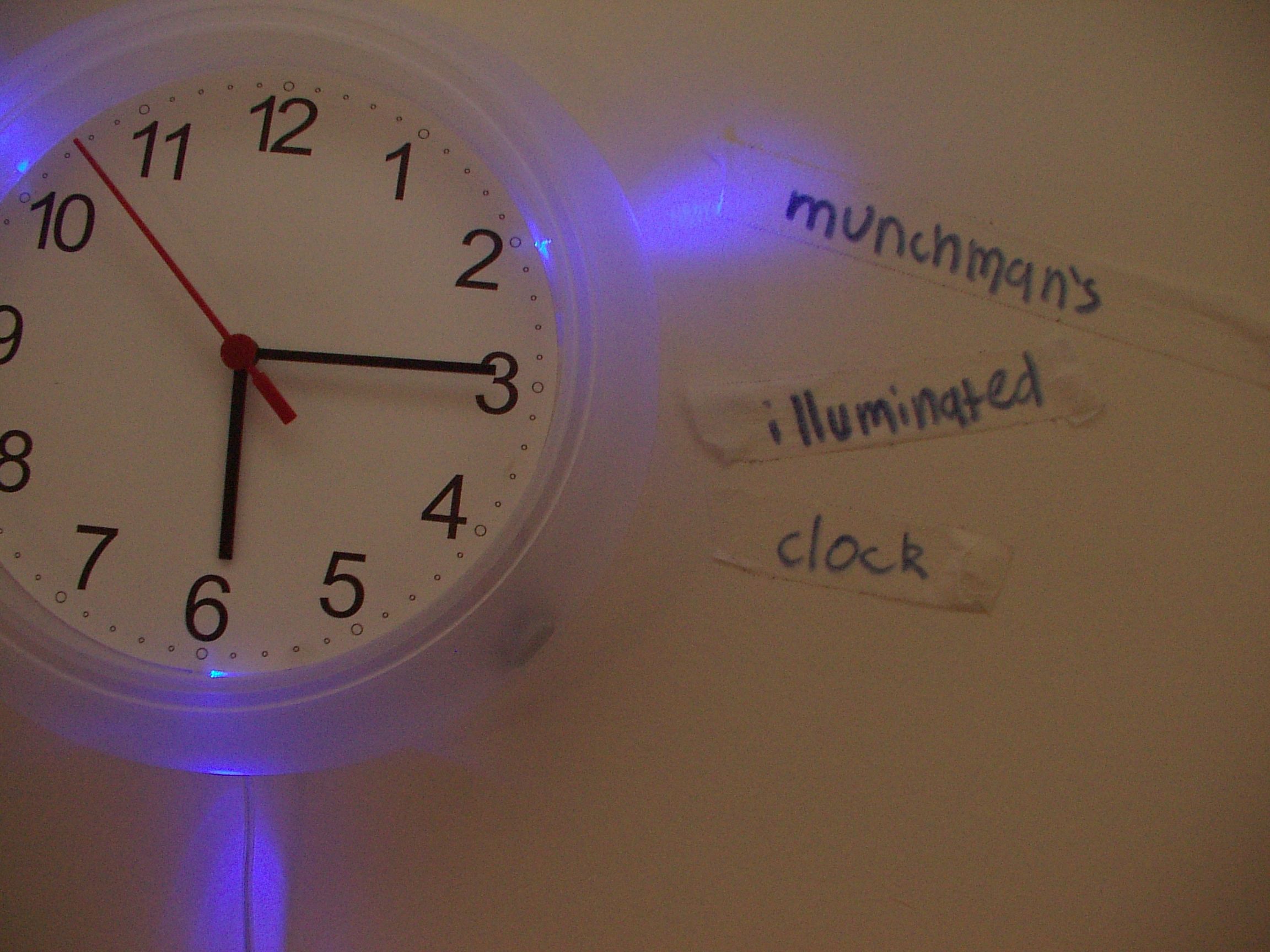 Illuminated Clock