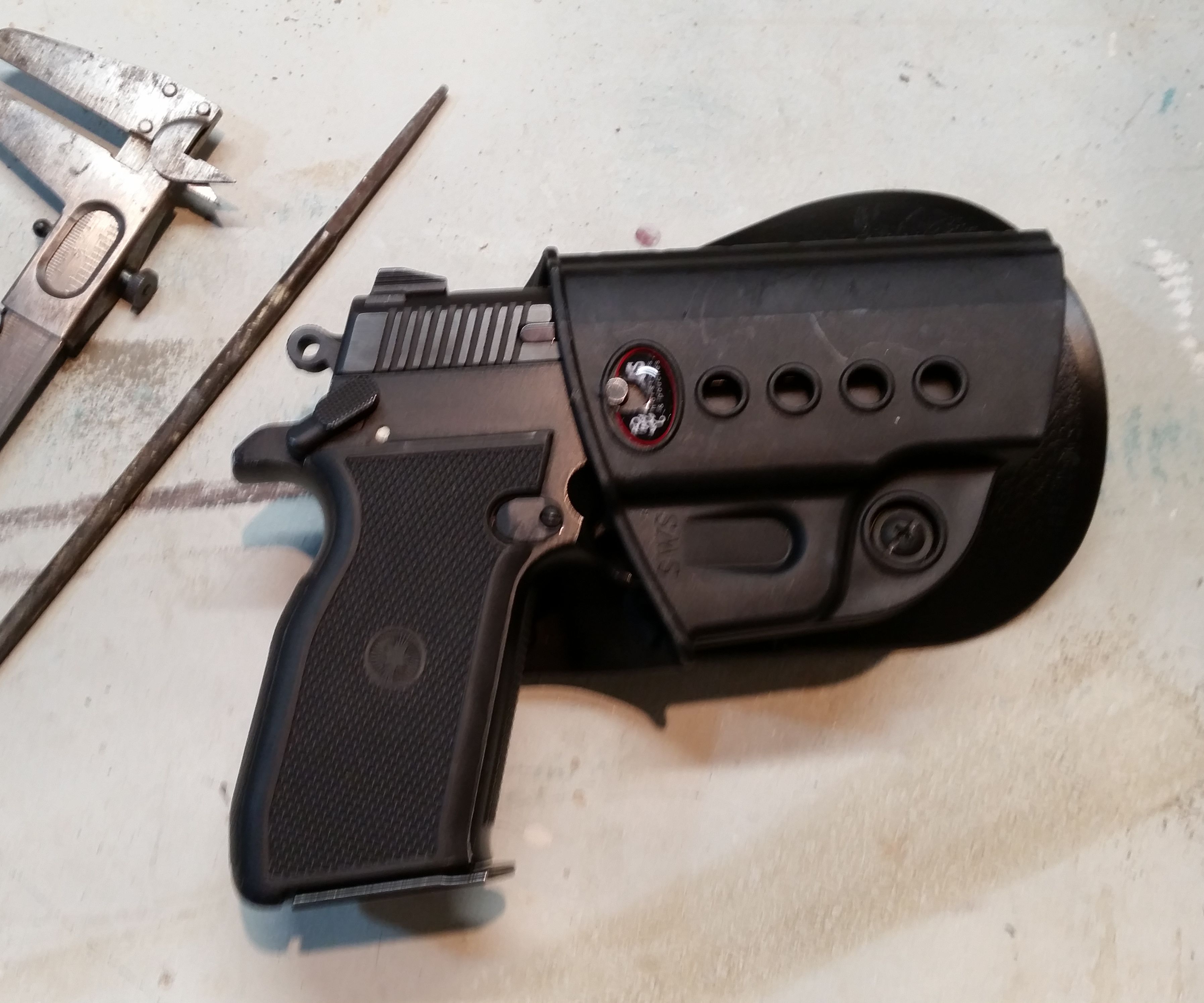 Modify a Fobus Paddle Holster for a Star Firestar M43 or Firestar Plus 9mm