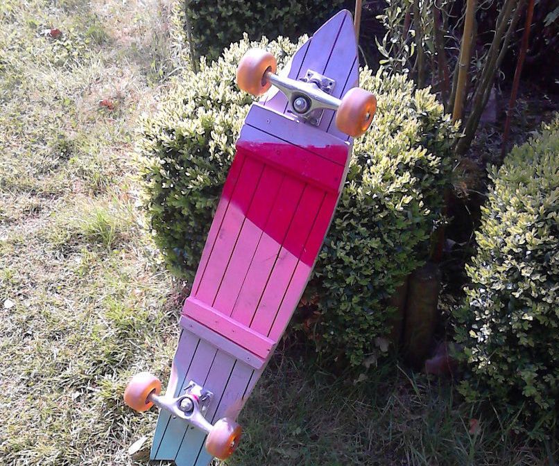 A Parquet Longboard