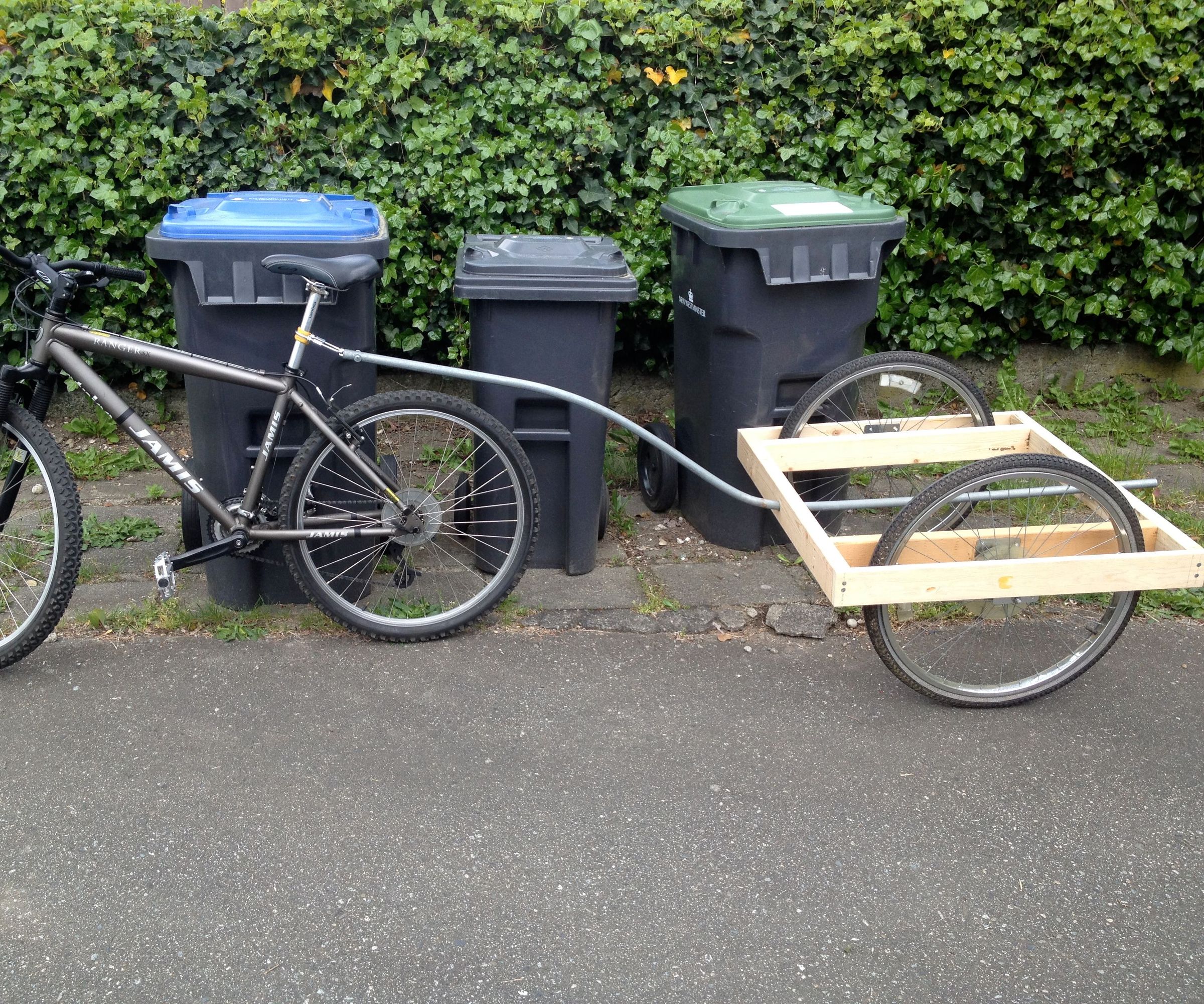 Easy-build Bike Trailer