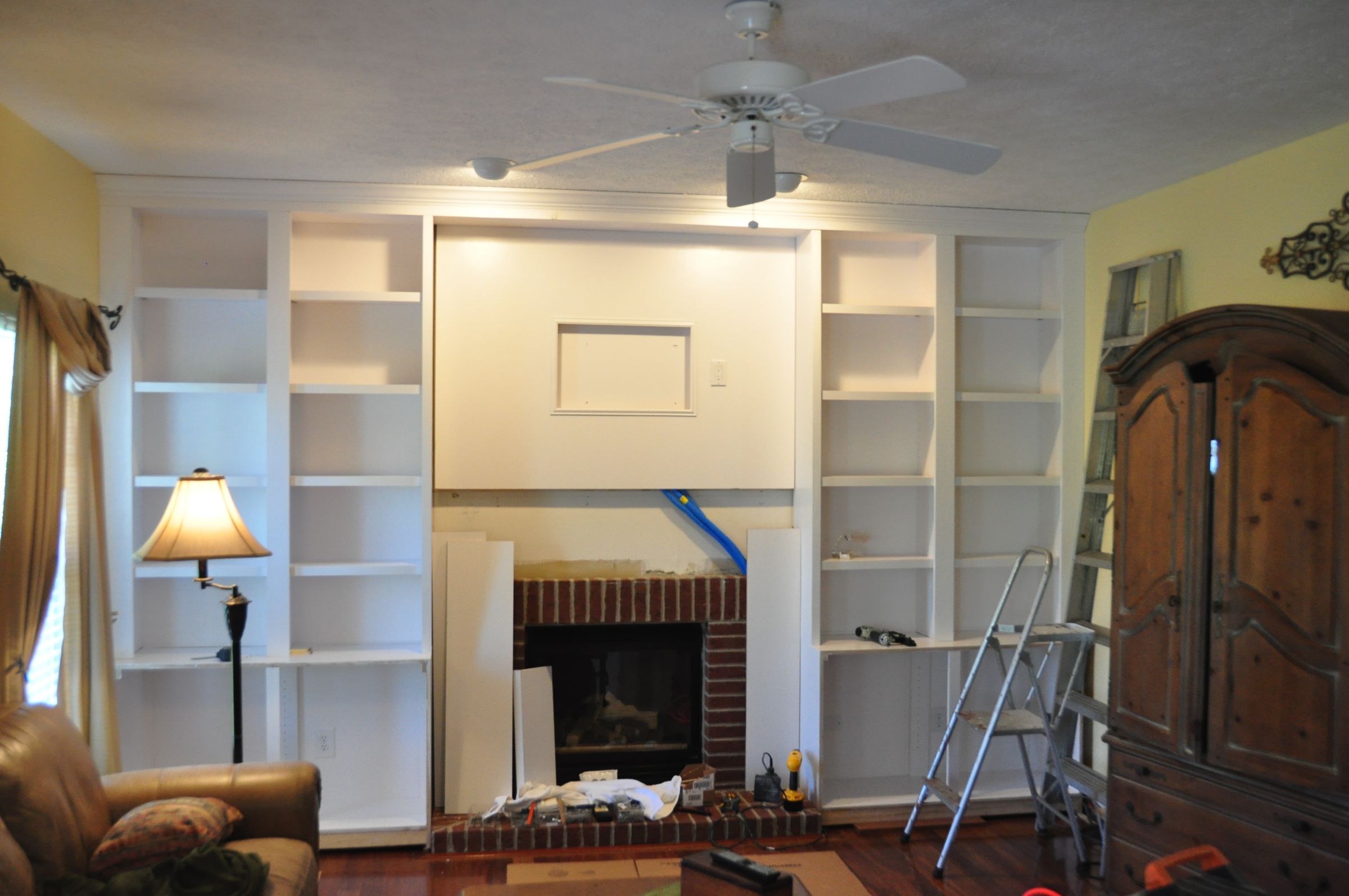 How to Build a Fireplace Bookcase : 18 Steps (with Pictures ...