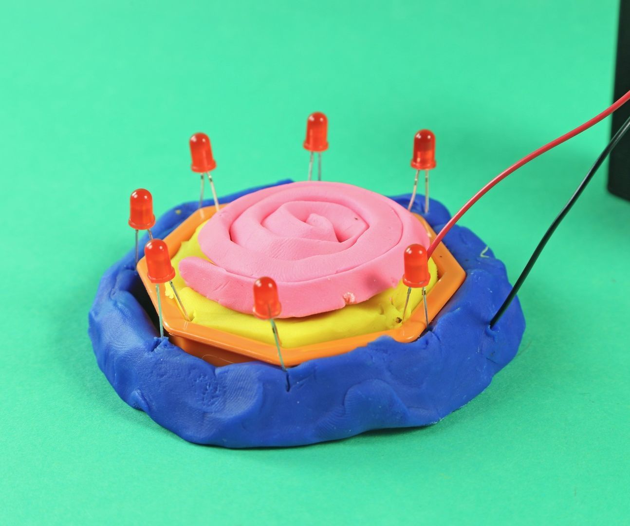 Electro Dough Birthday Cake