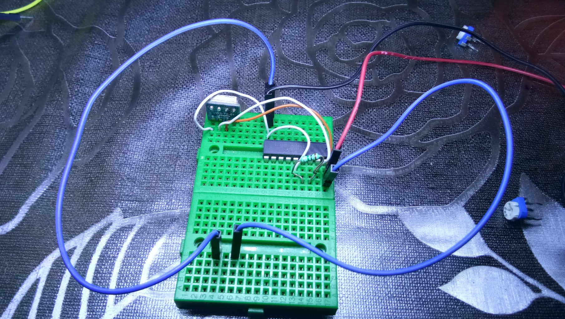 PWM(Pulse Width Modulation) Remote Control Using Arduino and HT12E ... Circuit Diagram