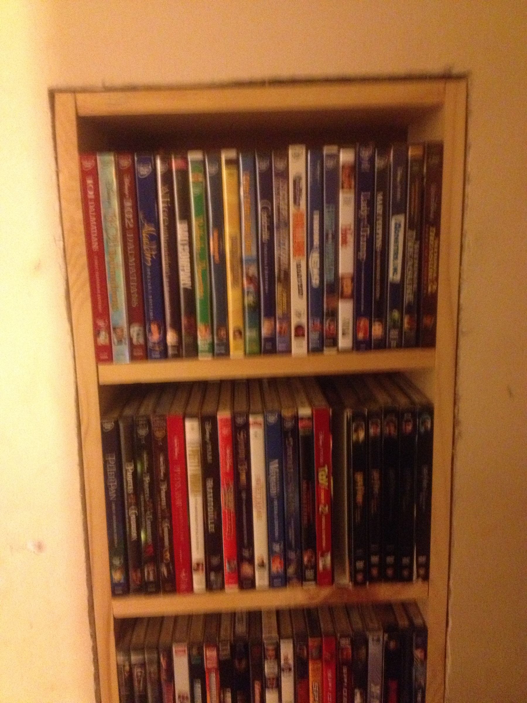 Recessed  Space Saving Shelves