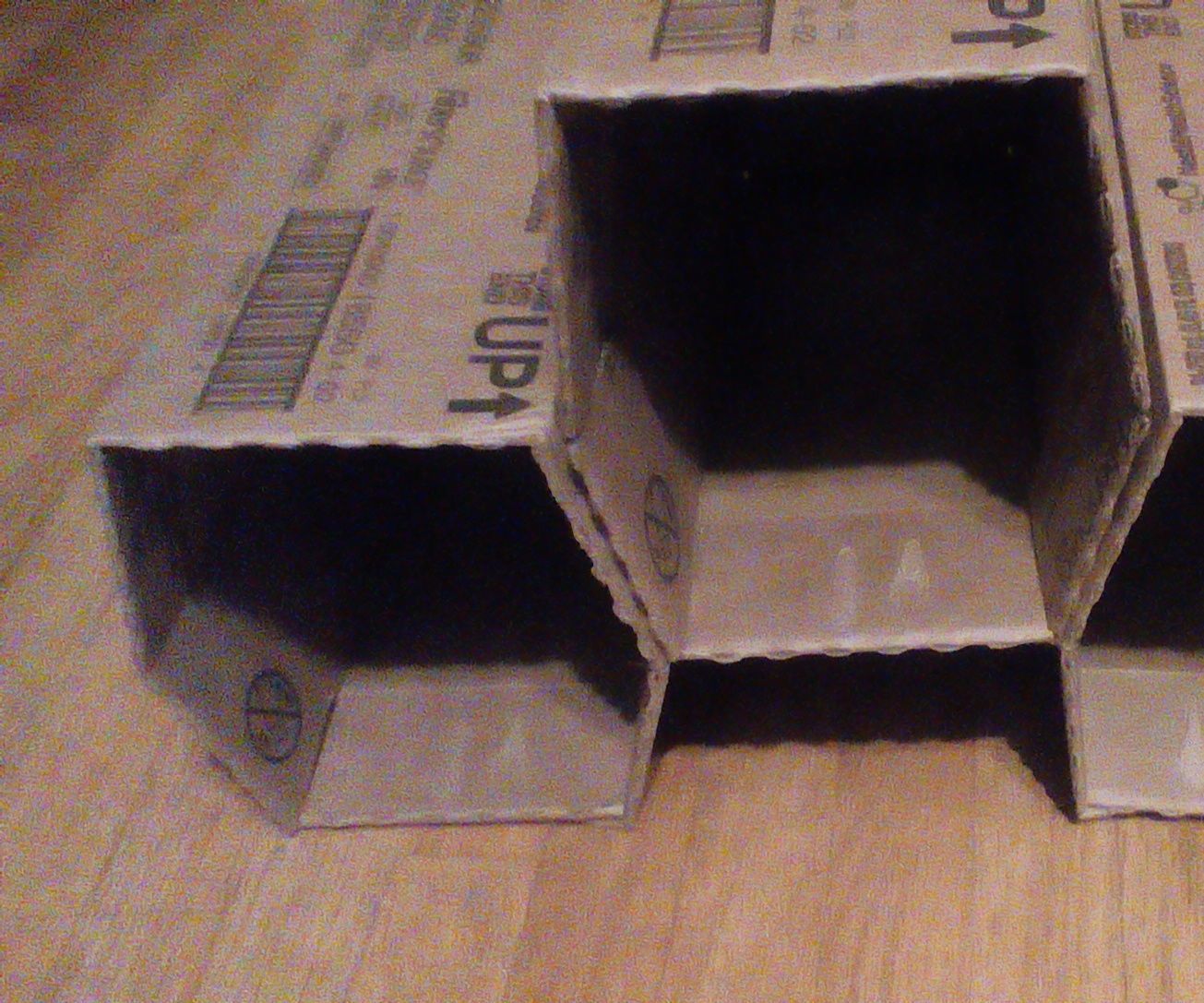 10 Minute Cardboard Box Hex Cubbies 