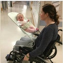 Baby Seat for a Wheelchair