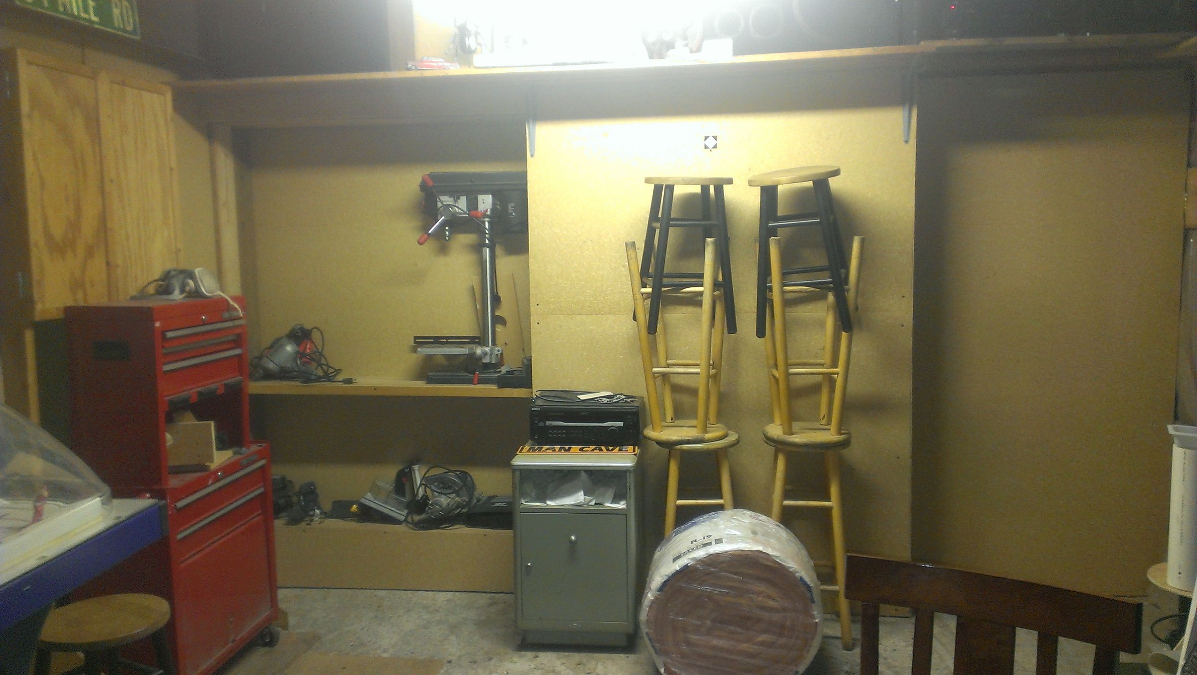 Workshop Secret Door/shelving