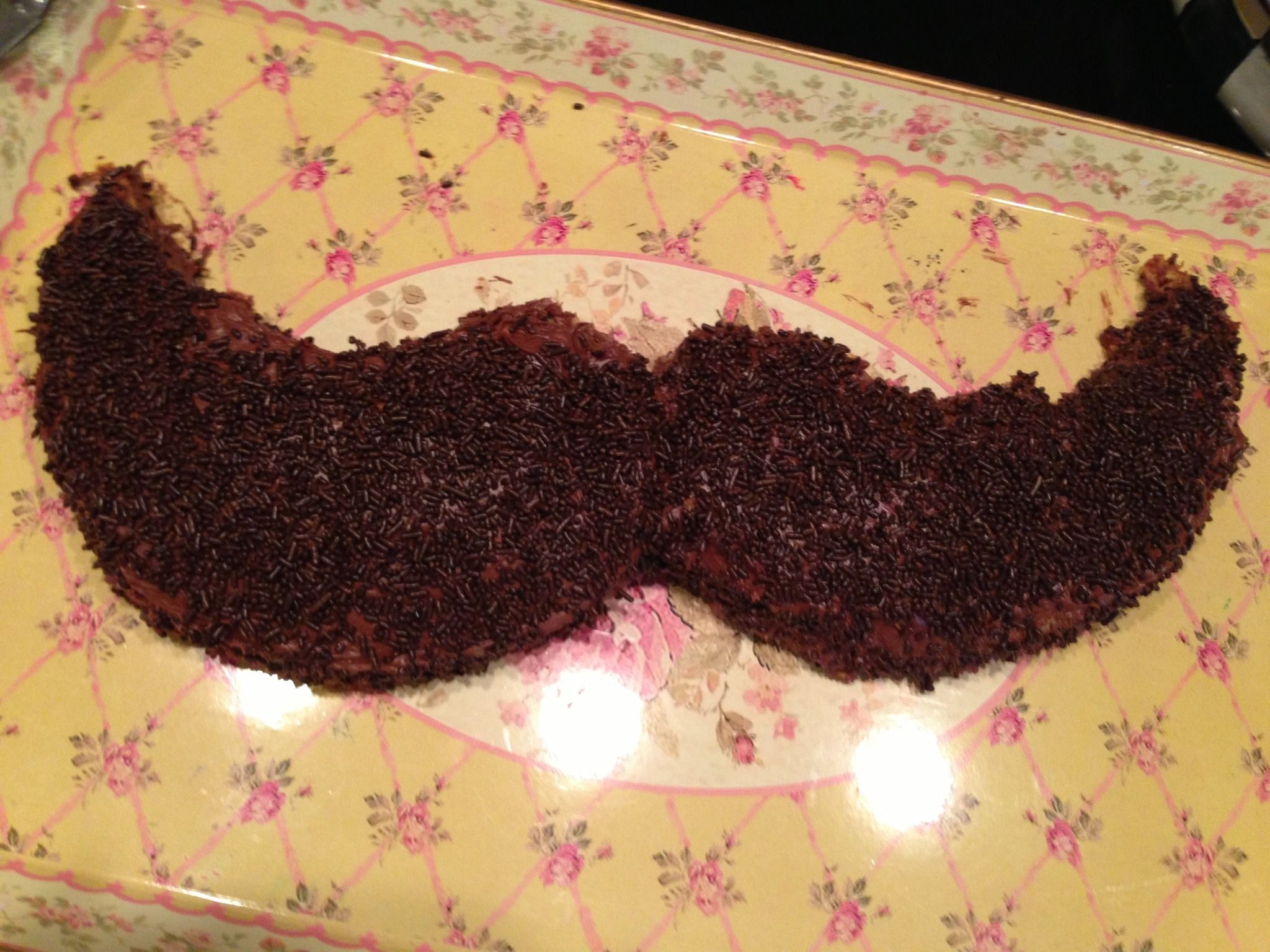Mustache Cake