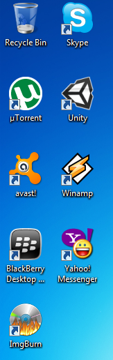 How to Edit Desktop Icons' Spacing in Windows 7.