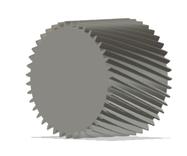 How to Make a Helical Gear