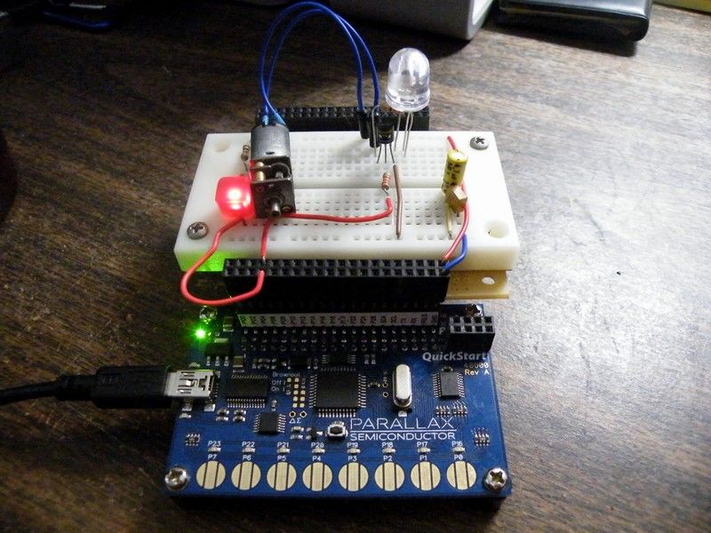 QuickStart - one transistor DC motor controller