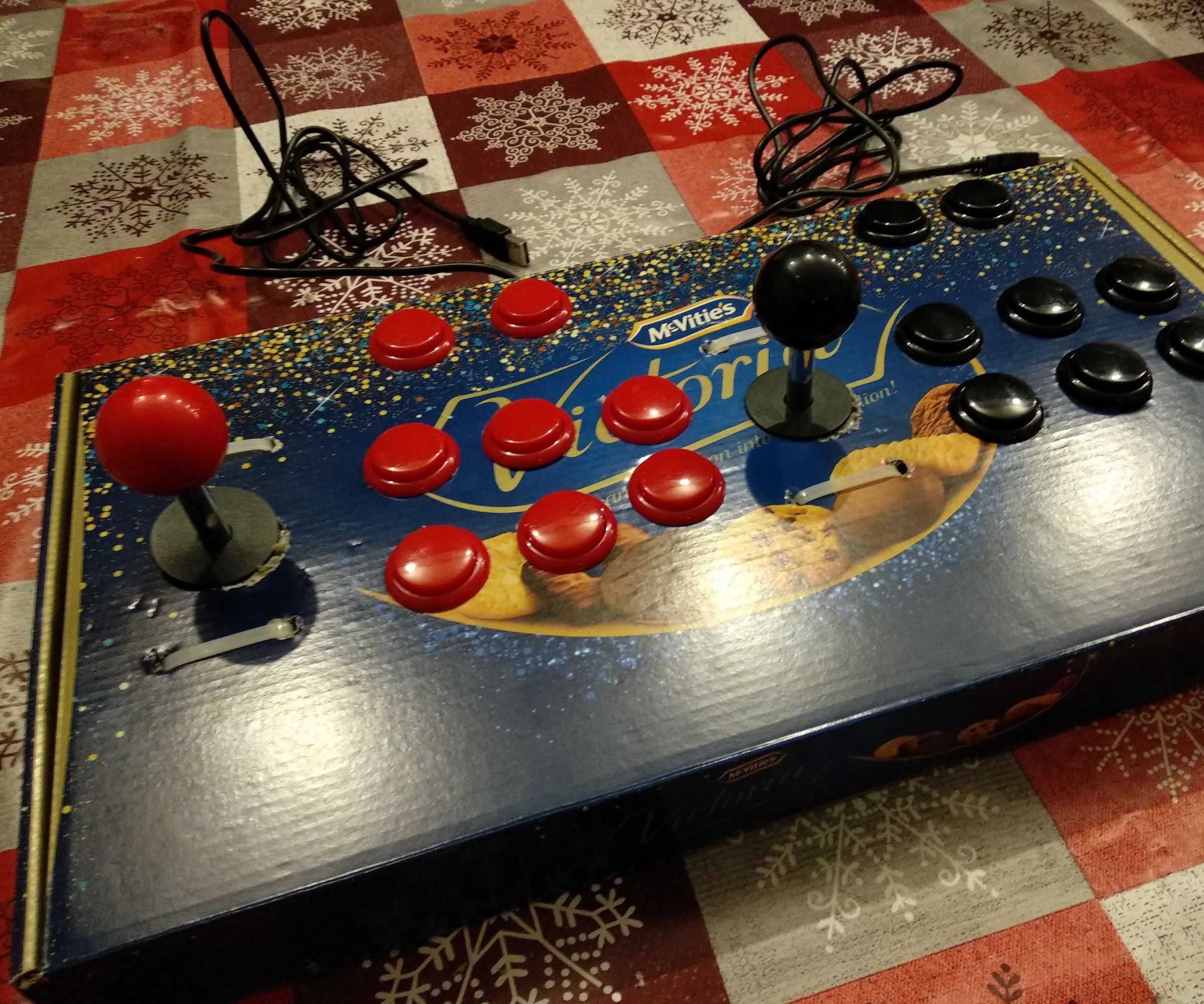 Biscuit Box Arcade Stick