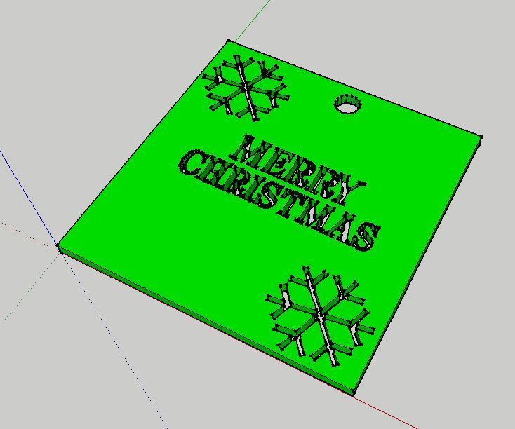 Merry Christmas Snowflake