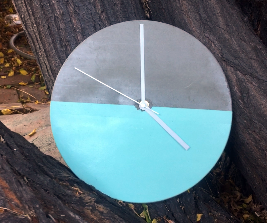 Modern Concrete Clock