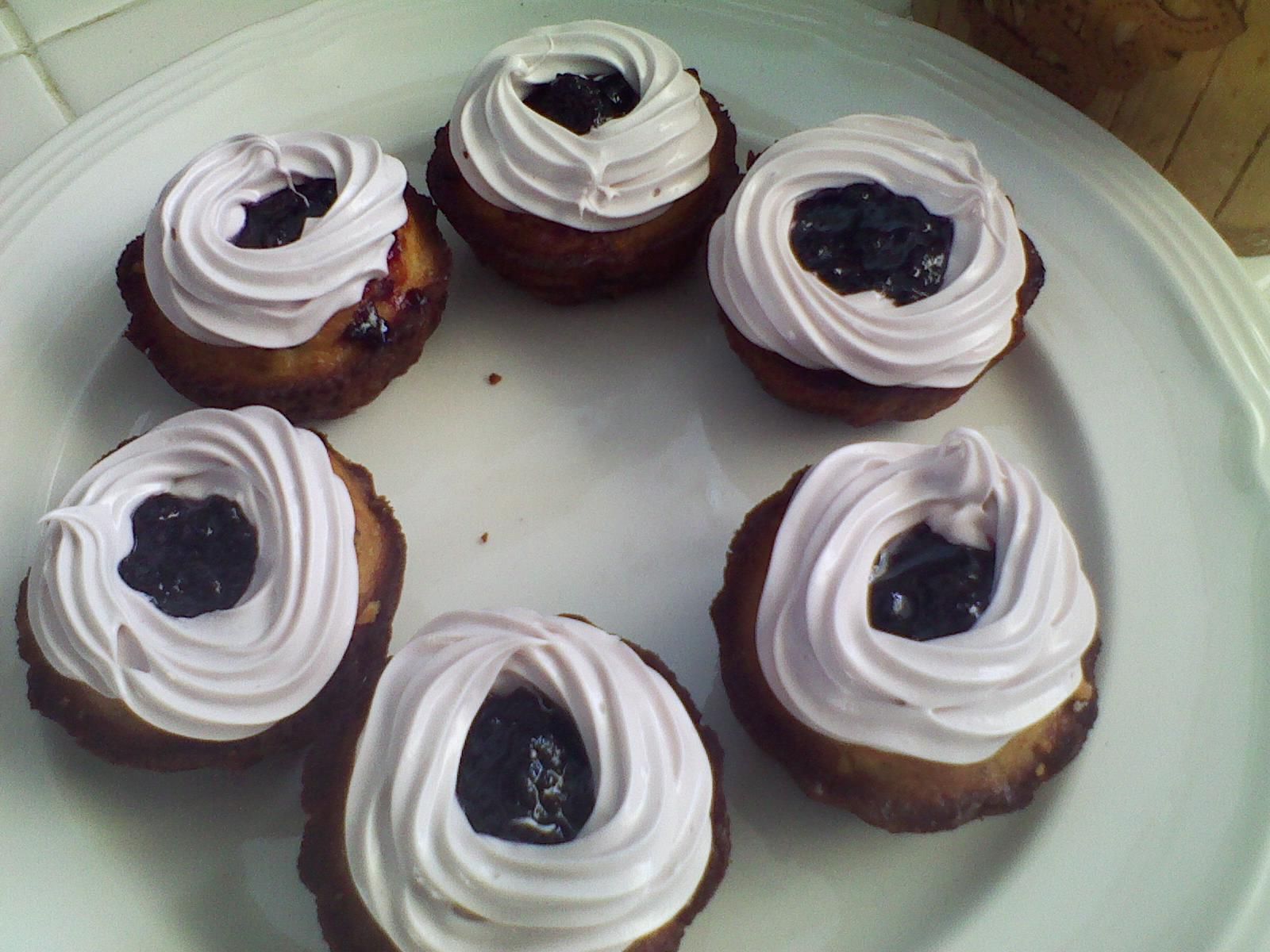 Very Berry Blueberry Cupcakes