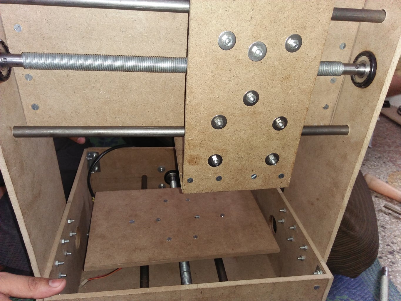 Designing of Y-Axis and Stepper Motor Interfacing