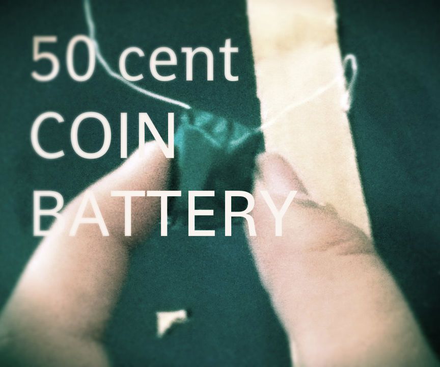 50 Cent Coin Battery