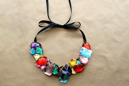 Finish the Bib Necklace