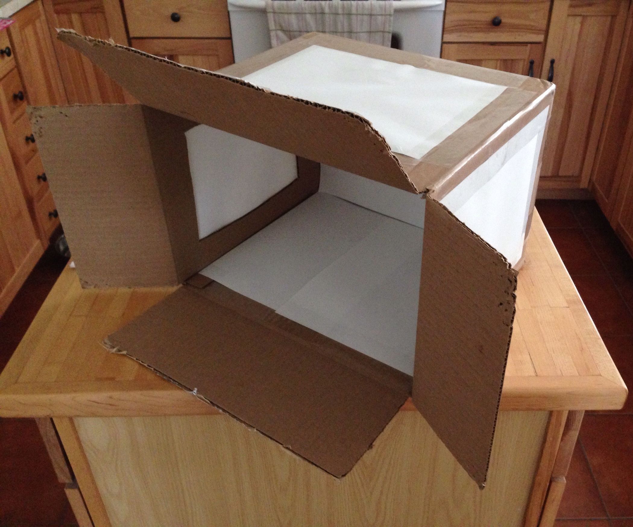 Light Box From Cardboard Box 3 Steps (with Pictures) Instructables