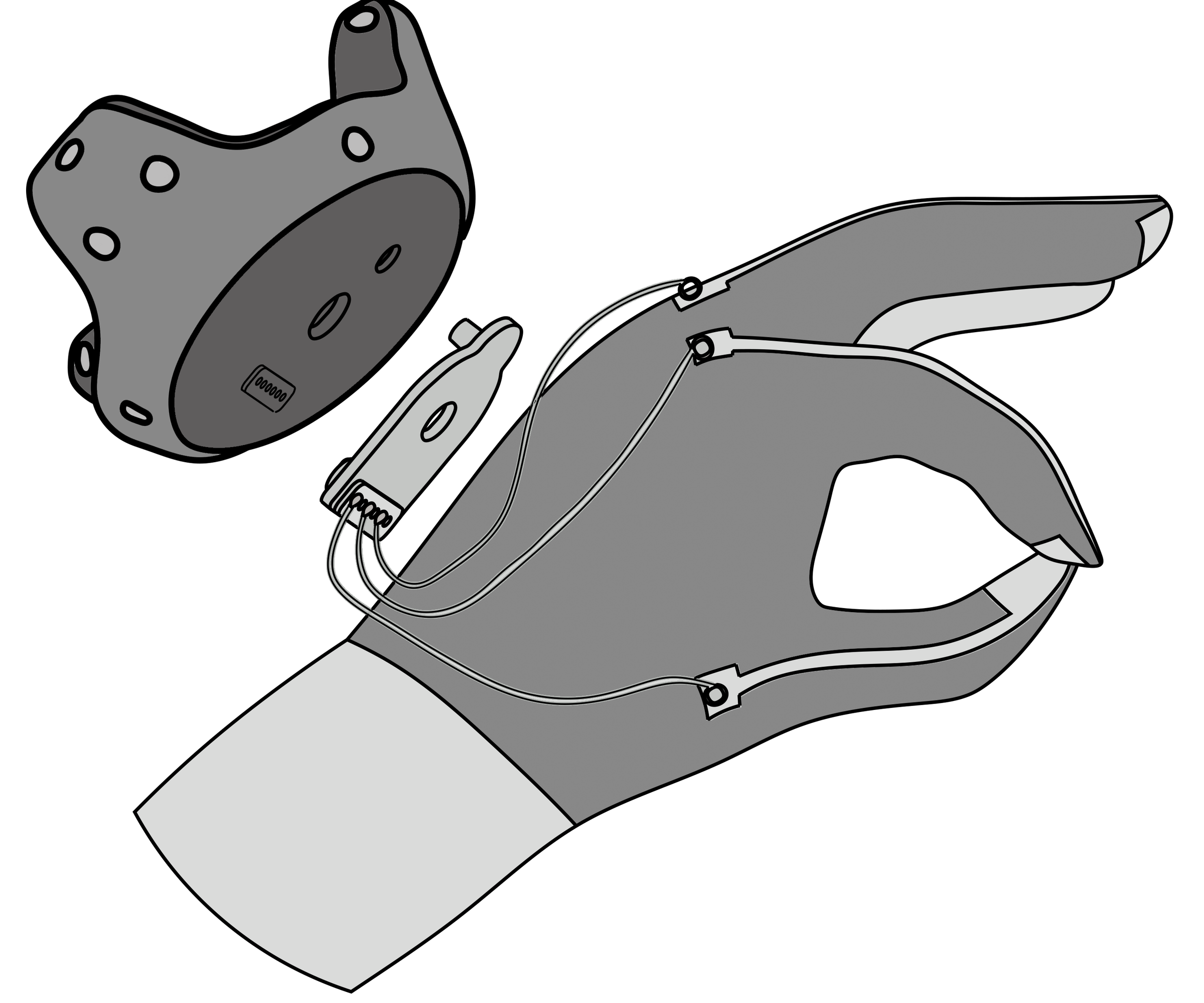 3D Printed Connector for VR Gloves