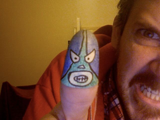 Lucha Libre Masks for Your Thumb