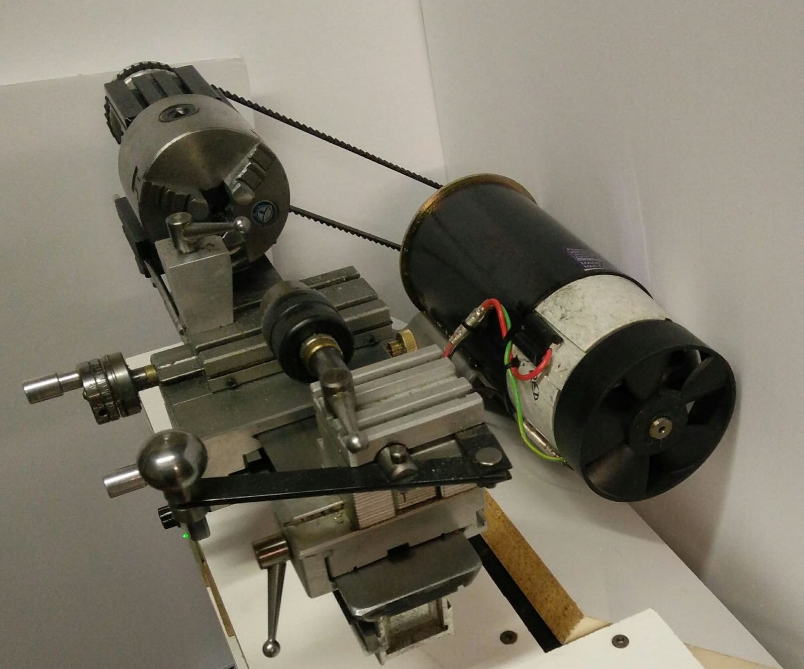 Treadmill Motor for Taig Lathe 3 Steps Instructables
