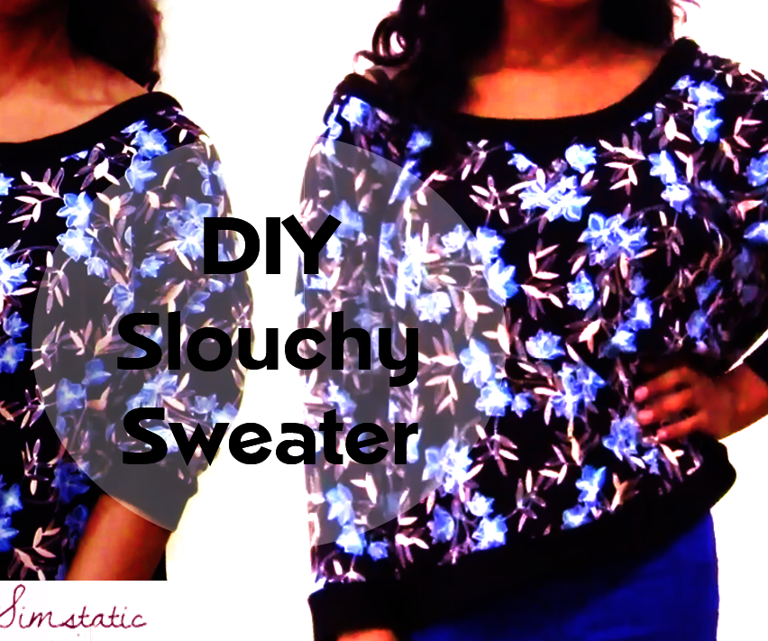 DIY Oversized (Slouchy Winter Jumper) - Video