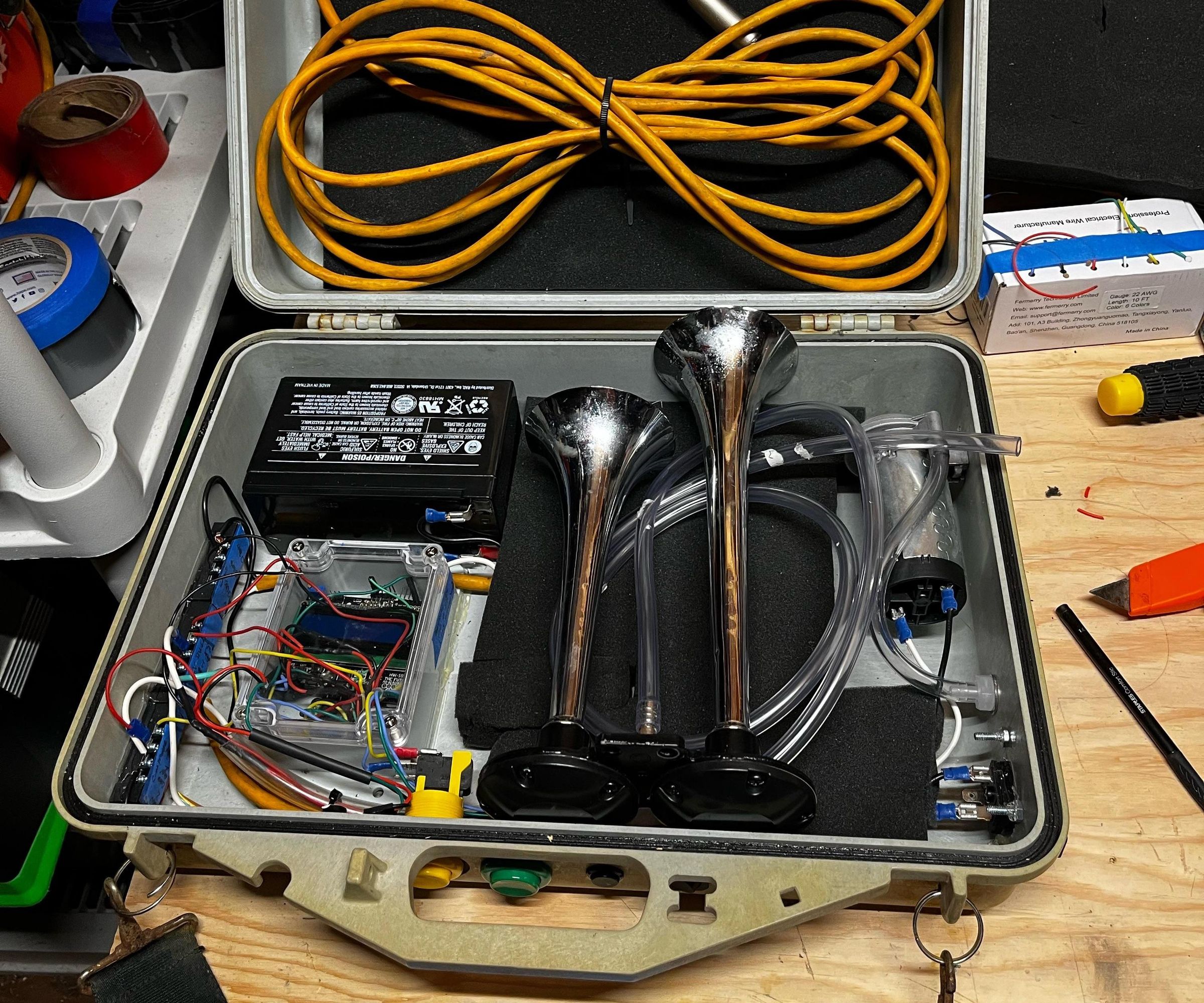 New Ollie Electronic Loud-hailer - Arduino Implementation of a Timed Horn Used for Sailboat Race Starts