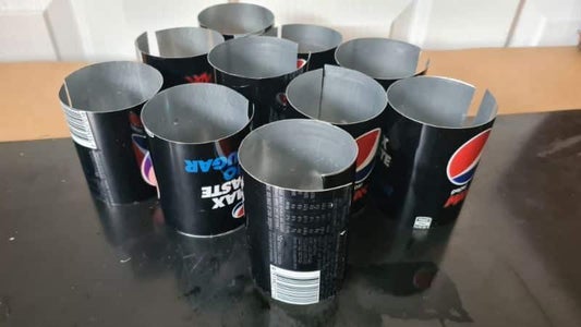 Cutting the Aluminium Cans