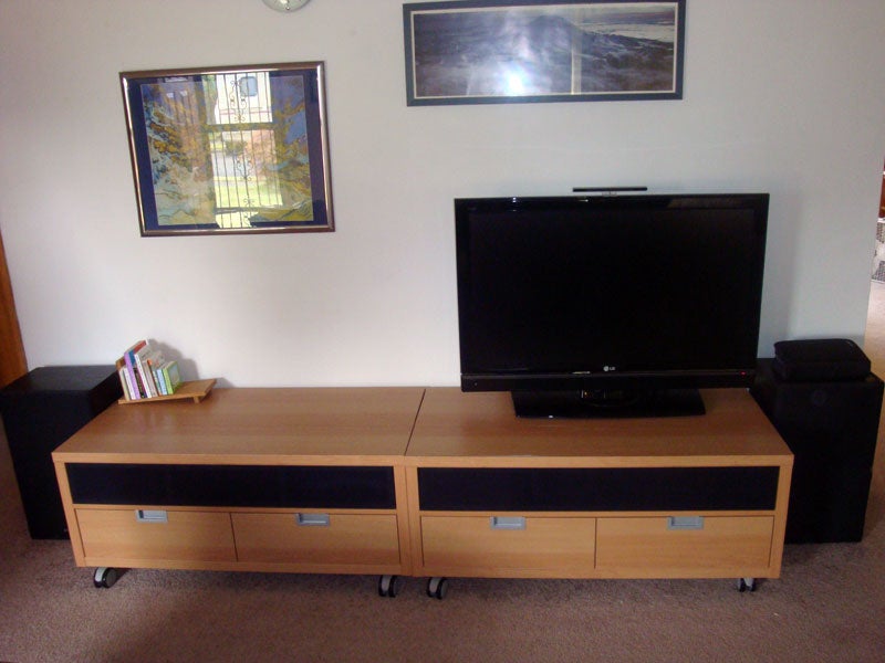 Ikea Besta Jagra Hack Hiding A/V Equipment for Under 20 9 Steps