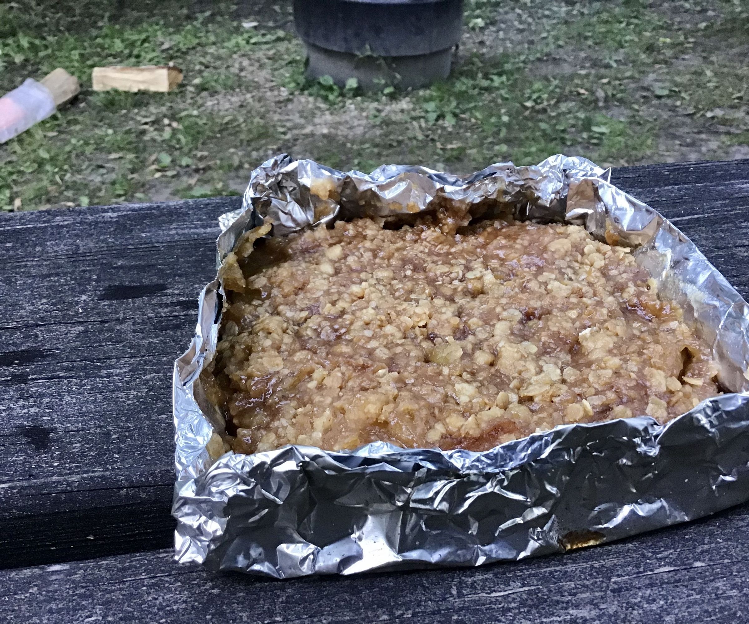 Campfire Apple Crisp