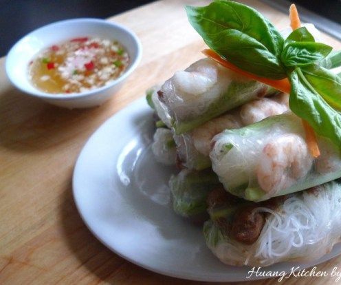 Vietnamese - Style Spring Rolls