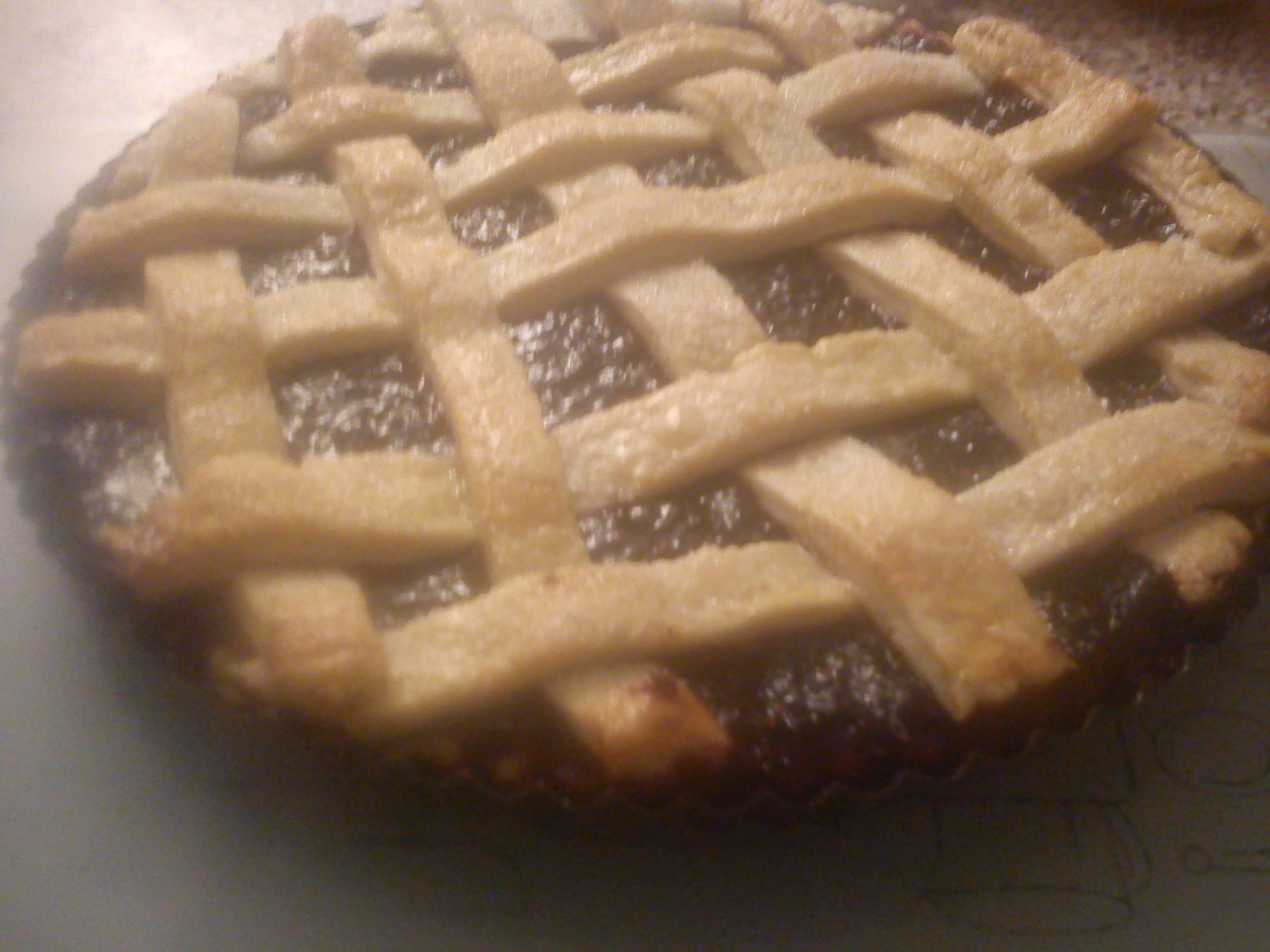 Blackberry Jam Lattice Tart