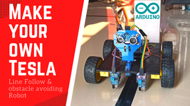 Line follower and obstacle 2024 avoidance robot arduino code