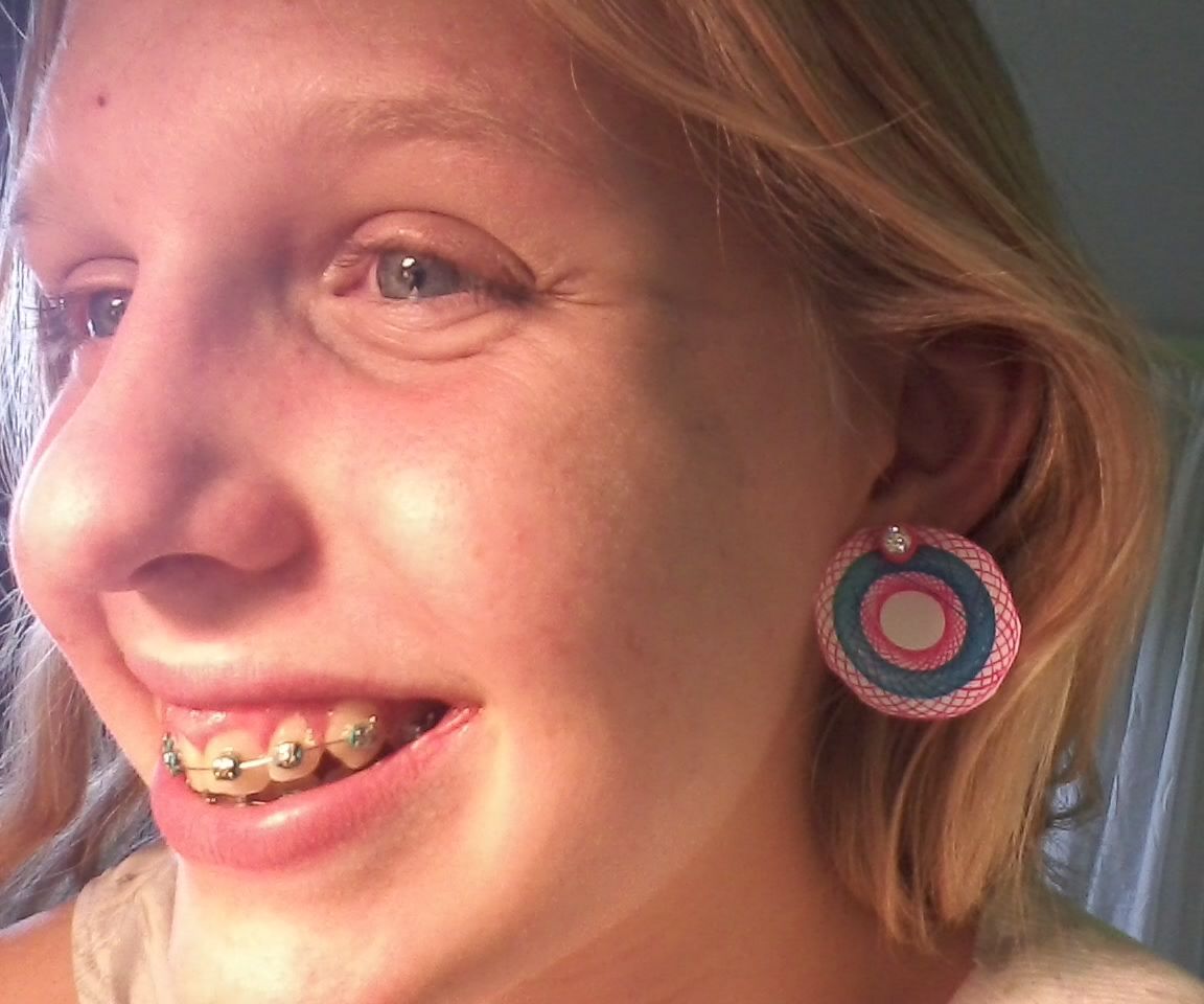 Spirograph Earings :)