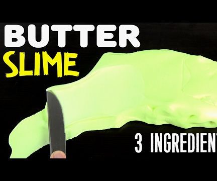 Most Easy BUTTER SLIME With 3 INGREDIENTS