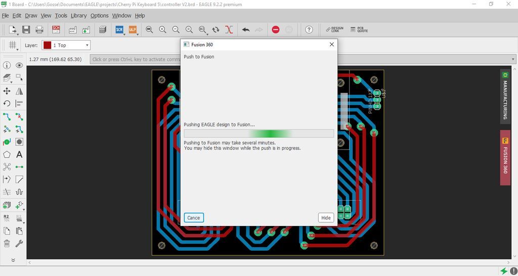 From Eagle to Fusion 360