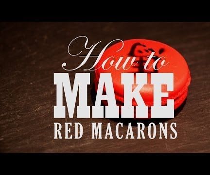 How to Make Red Mandarin Macarons