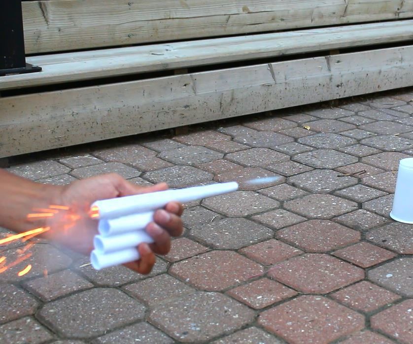 How to Make a Paper Firecracker Gun / Paper Canon