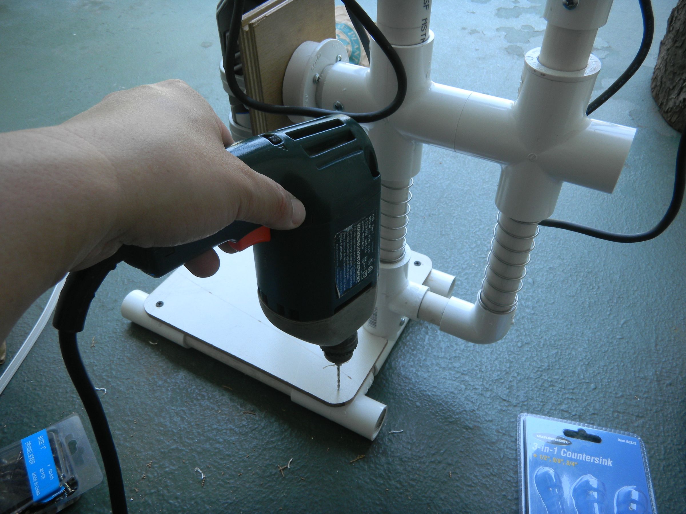 PVC Dremel Drill Press 9 Steps (with Pictures) Instructables